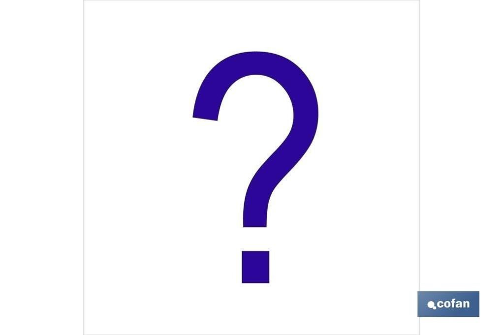 Señal Glasspack Adhesiva 62X62Mm.