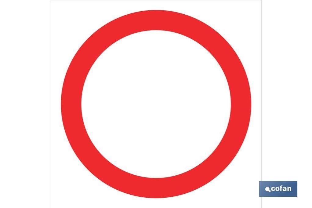 Señal Adhesiva 148X148Mm