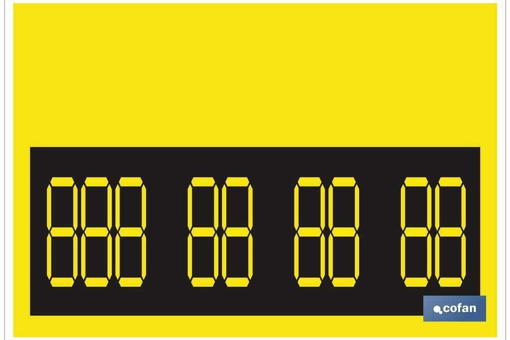 Señal Poliestireno 800X500Mm.