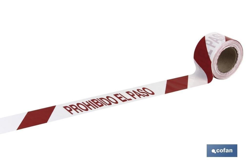 Plimpo Cinta Baliz. Prohibido El Paso 80Mmx100Mts En Oferta Cinta Baliz. Prohibido El Paso 80Mmx100Mts