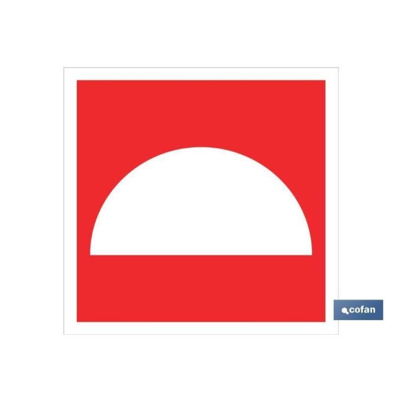 Señal Luminiscente 148X148 Alarma General