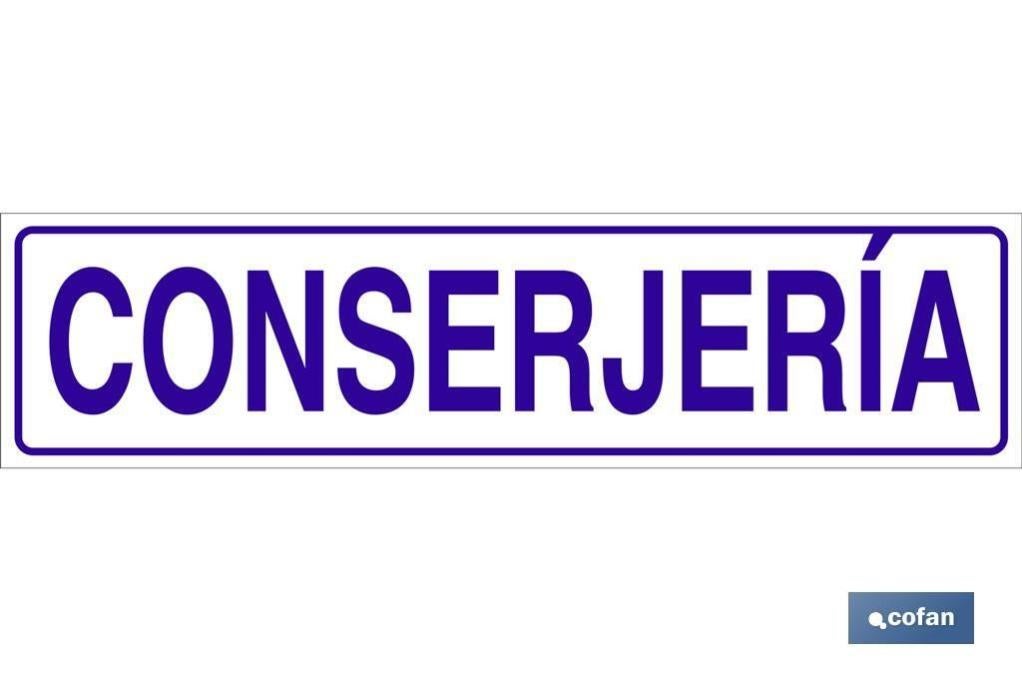 Plimpo Señal Glasspack Adhesiva 250X62Mm. Conserjería En Oferta Señal Glasspack Adhesiva 250X62Mm.