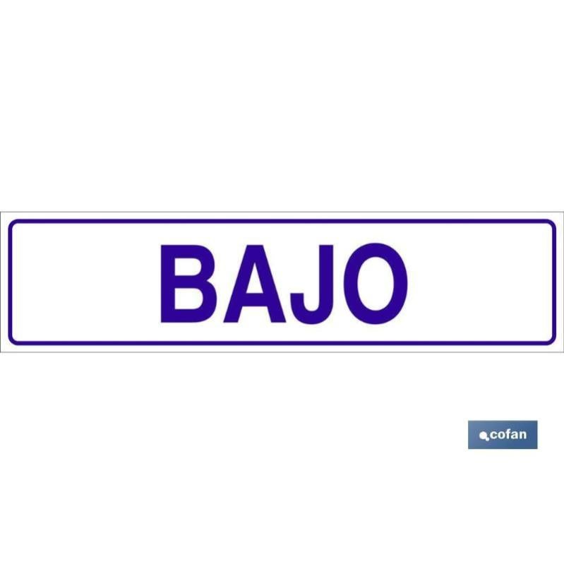 Señal Glasspack Adhesiva 250X62Mm.