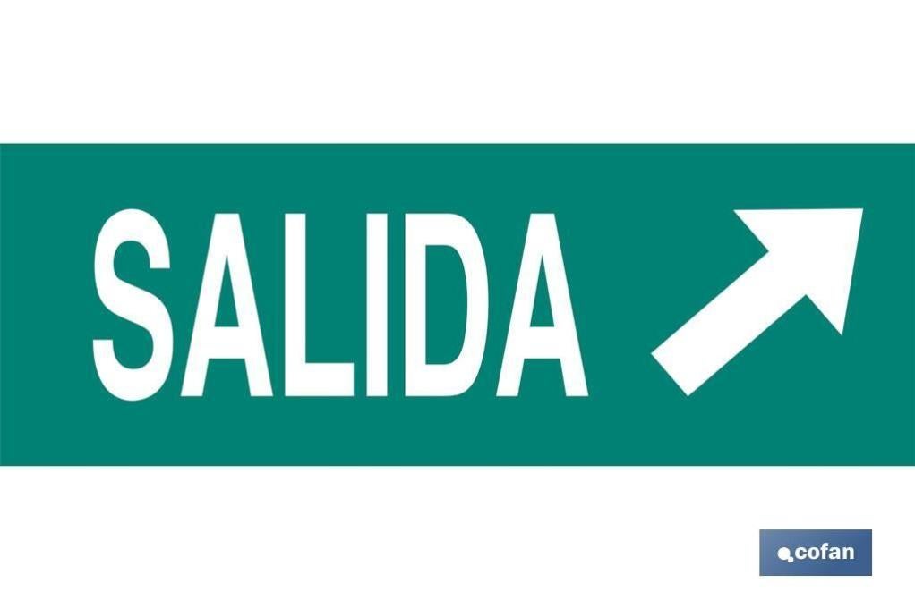 Señal Luminescente 400X100Mm.