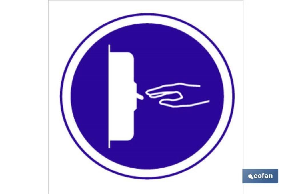 Señal Poliestireno 105X105