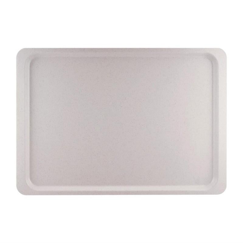 Plateau de service Roltex Wave 43x23cm bois gris veiné - NISBETS main image 1