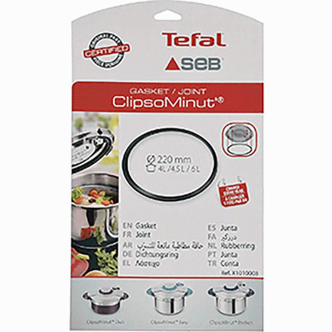 Seb - joint cocotte / autocuiseur - clipso minut duo / easy / perfect - 5 /  6 ltr - ø 220mm - x1010008