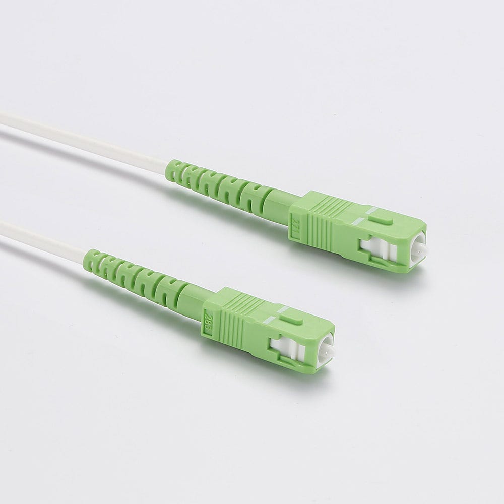 Câbles réseau Accsup CABLE FIBRE OPTIQUE POUR BOX INTERNET (BOUYGUES / SFR  / ORANGE) 10M BLANC - FB122HLM