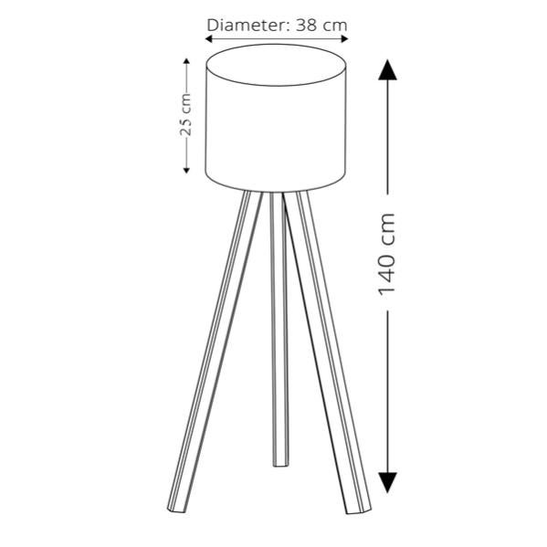 Treppiede Per Faretto Da Cantiere LED Treppiede Universale Supporto Per Faro Da Lavoro | Leroy