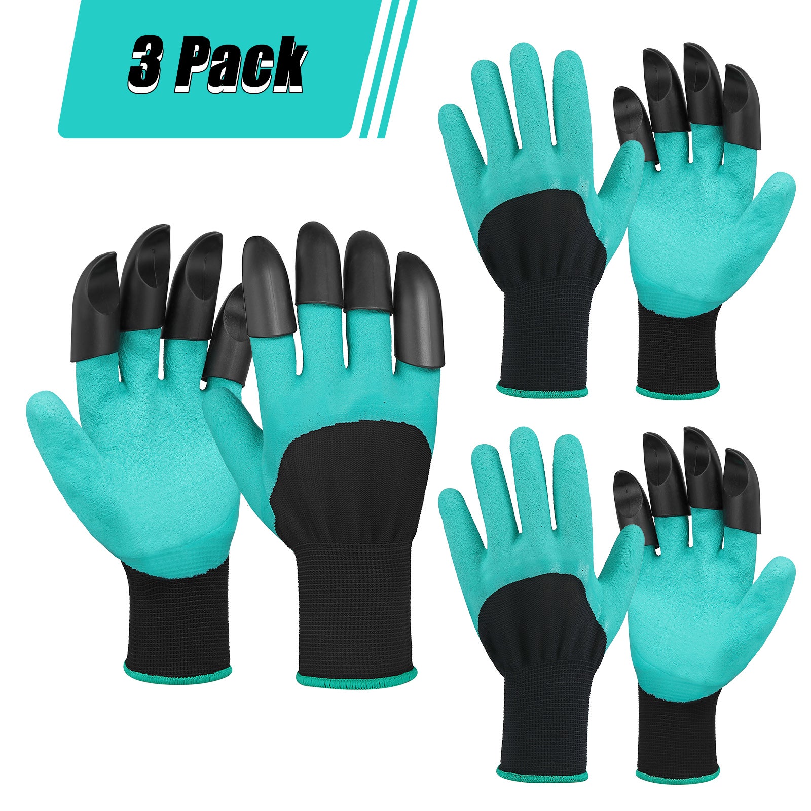 10x paires de gants de travail haut de gamme - Gants de jardin taille  unique 7-11