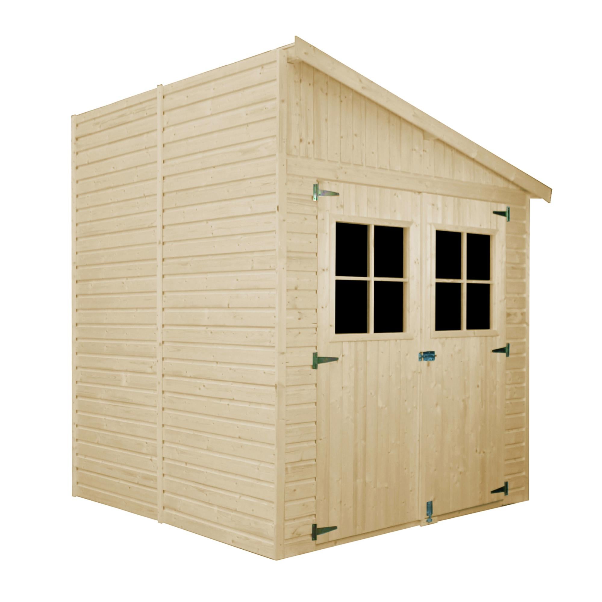 Auvent De Porte - DIOCHE - 150x100x100 Cm - Bois De Pin Massif