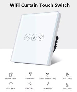 Hozey - Interrupteur Volet Roulant Encastré - App/RF - Wifi - Google Home