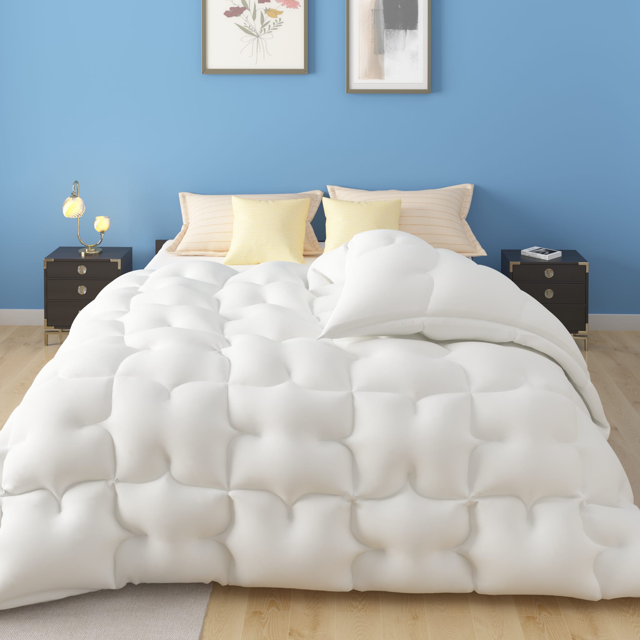 Couette chaude blanche confort luxe neuve 140 x 200 cm Dodo