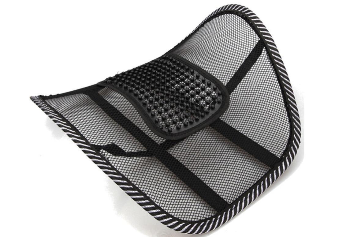 Cuscino Lombare E Poggiatesta Auto – Supporto Ergonomico In Fibra Naturale Per Sedile