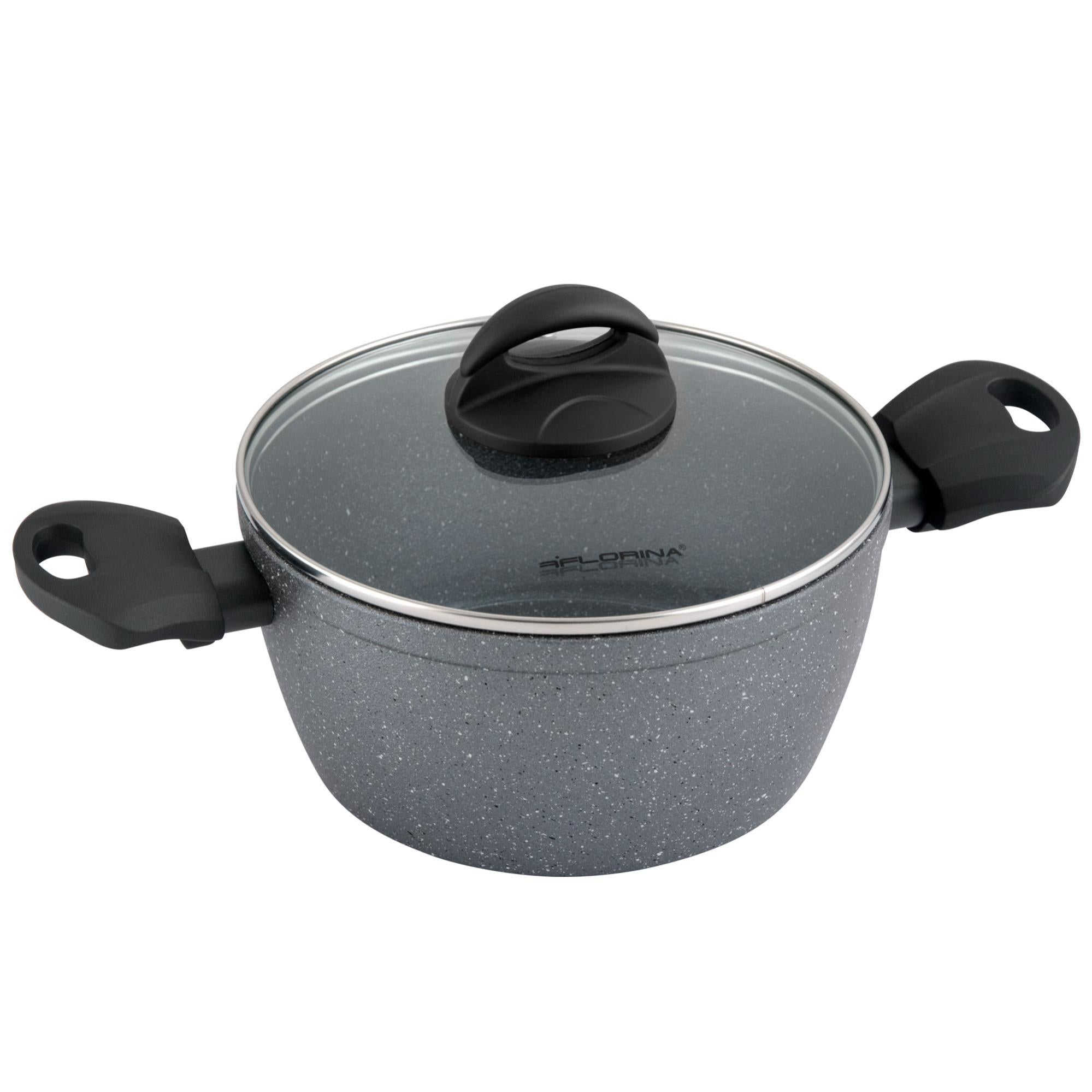 Padella Elettrica Cook's Essentials K51077 Antiaderente 12" Con Coperchio, 1400W, Platino