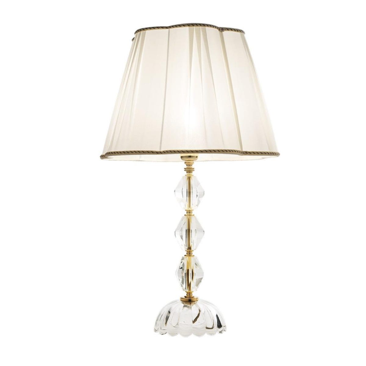 Lampada da tavolo grande 1 luce E27 - cristallo e vetro BRIGIDA