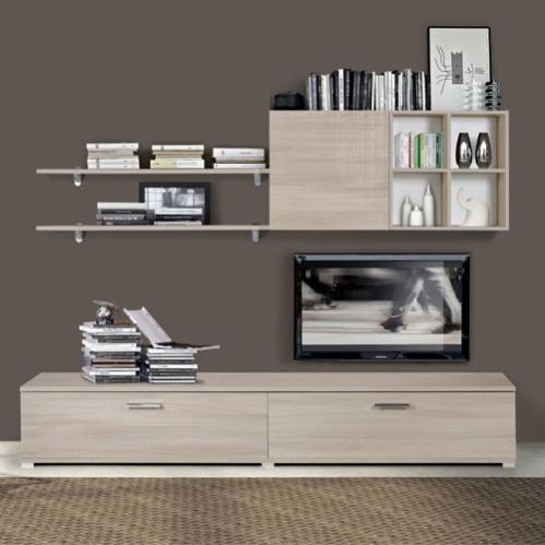 Soggiorno Moderno Mobili Tiberio Parete Attrezzata Componibile