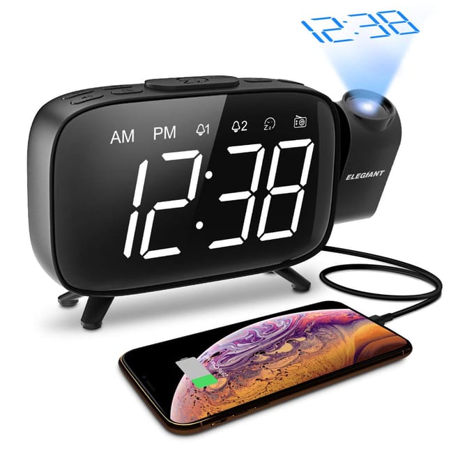 Mejor reloj despertador con proyector sale