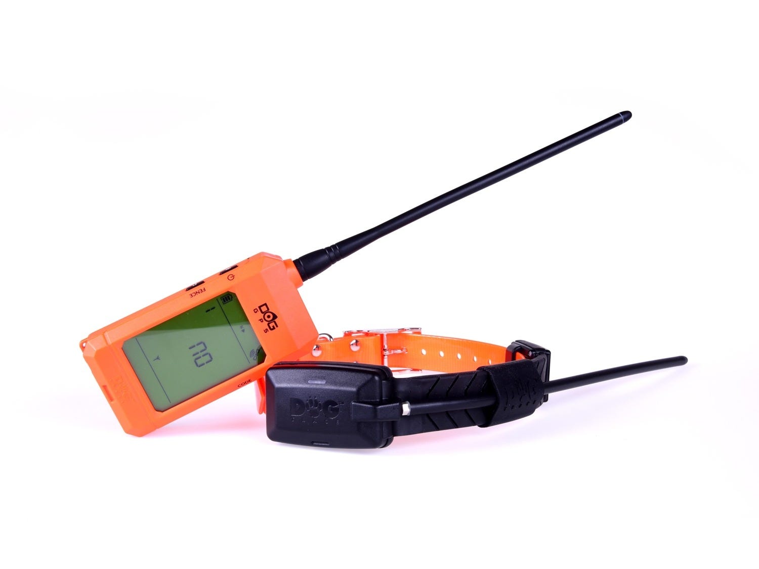 Localizador GPS para Perros Dogtrace X20 20km de alcance con función becada  brújula y fence color naranja