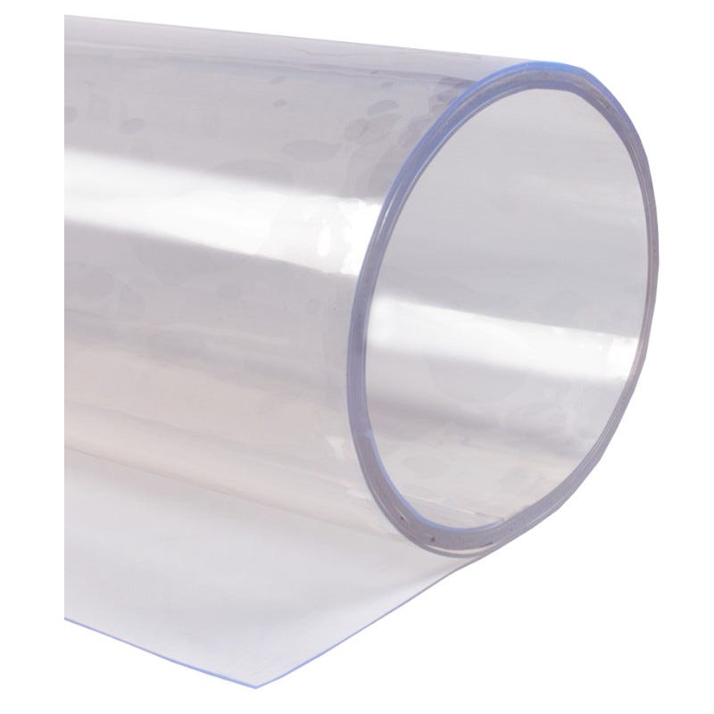 Mantel Mesa Transparente, Composición 100% PVC, Hule