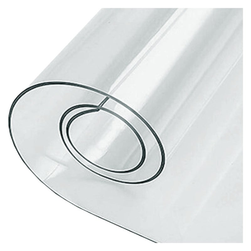 Protector de PVC transparente para mesa, de 0.039 in de grosor, protector  de plástico transparente para mesa, mantel de plástico transparente