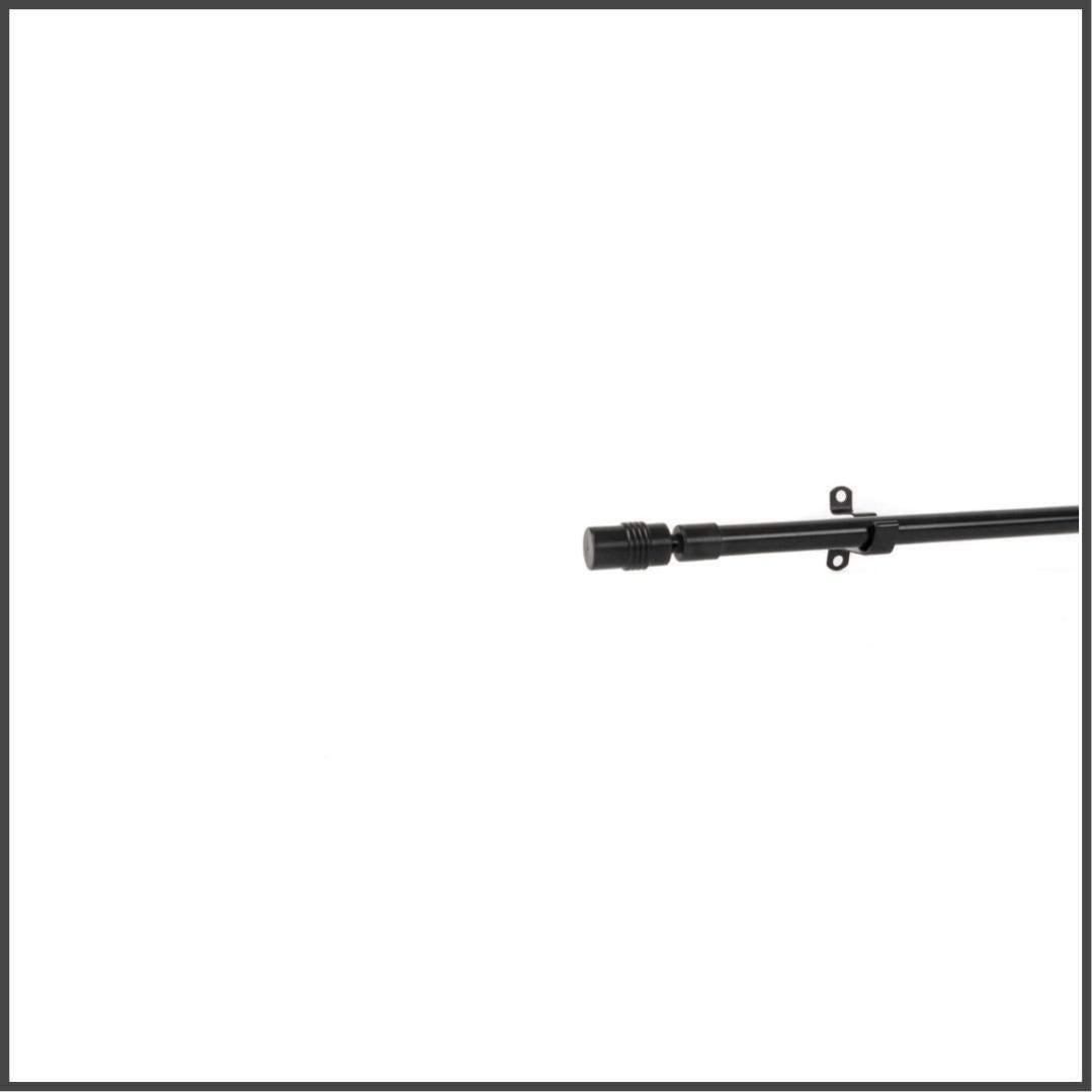 Asta Per Tenda Telescopica Ivilon – Diametro 3,8 Cm, Da 71 A 122 Cm, Con Terminali Quadrati, Nichel Satinato - 5