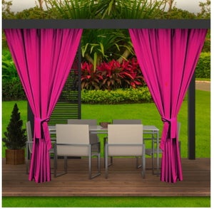 Tende per esterni, Tenda 155x240cm Tenda Viola per Pergola Impermeabile, Tenda da esterno per terrazza Tenda parasole per balcone