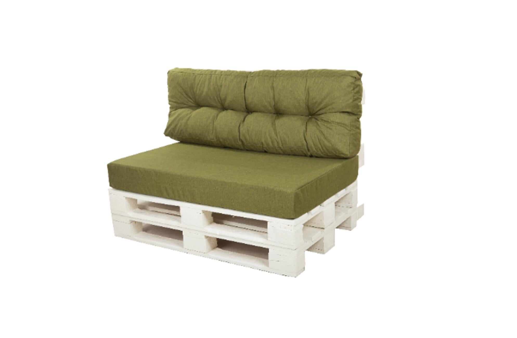 Detex Set 4X Cuscini per Sedia da Interno Esterno Sedie da Giardino Cucina Cuscino Coprisedia Grigio