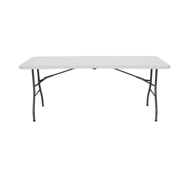 Table pliante 150cm Rectangulaire Blanche Traiteur 7house