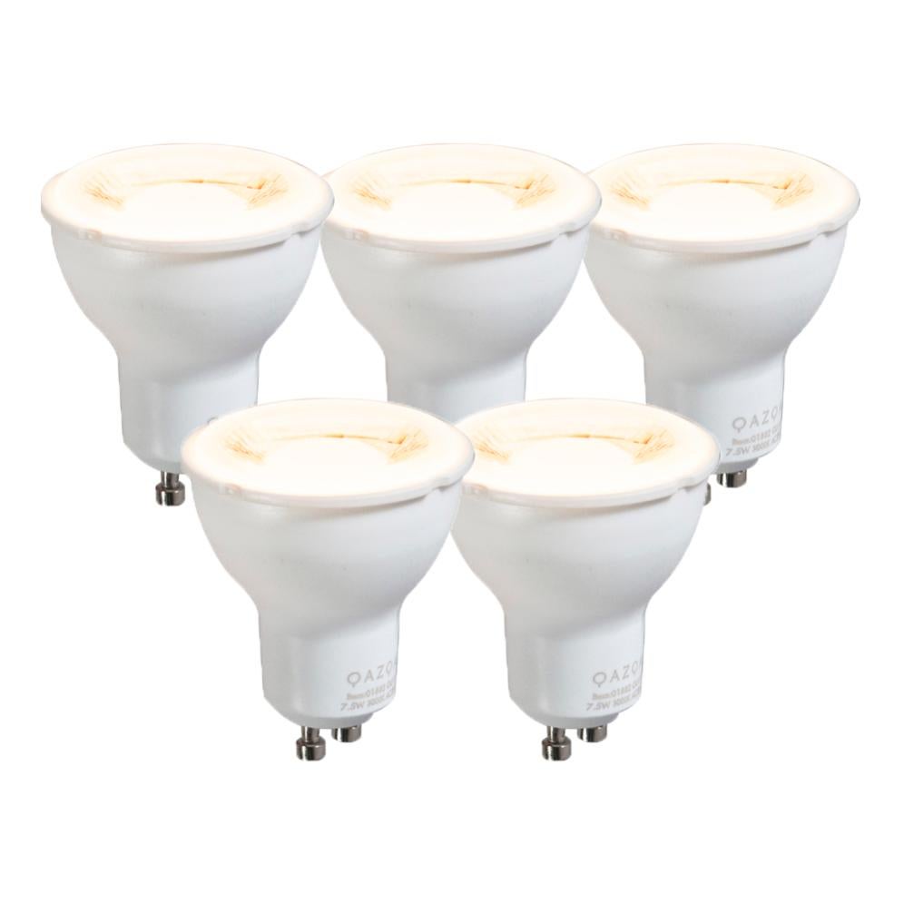 Lot de 5 ampoules GU10 7,5W 3000K Leroy Merlin