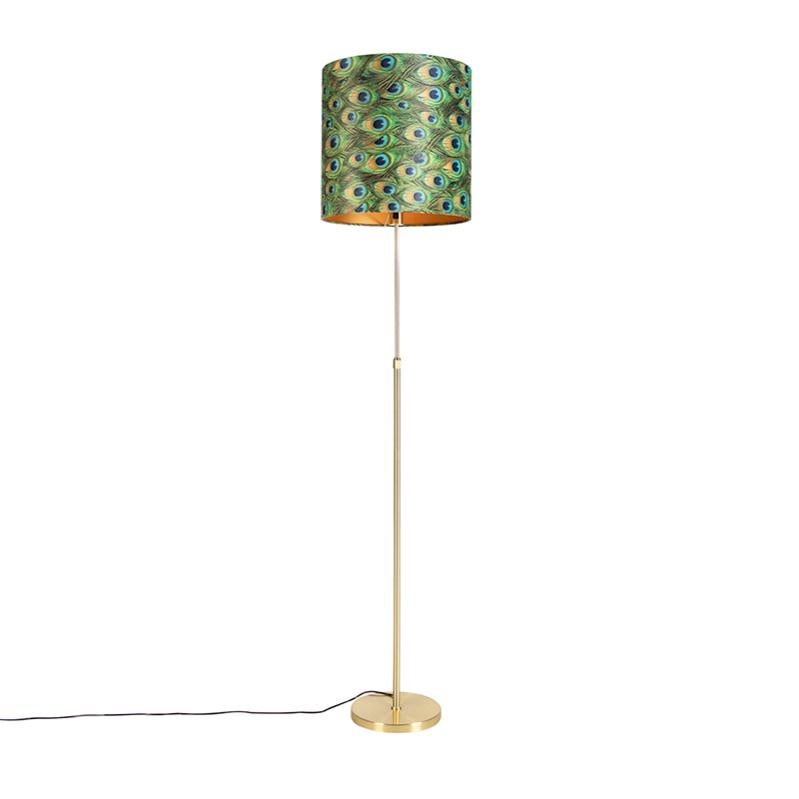 Pauleen Crystal Velours 48157 - Lampada Da Tavolo In Vetro E Velluto Verde, 40W E14 - 5