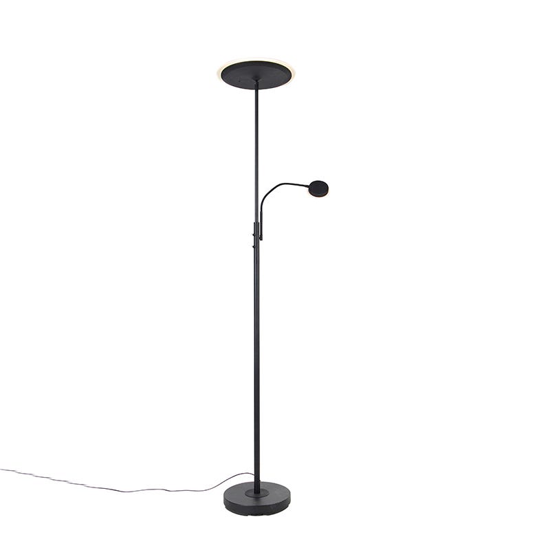 Un lampadaire moderne aux lignes élégantes