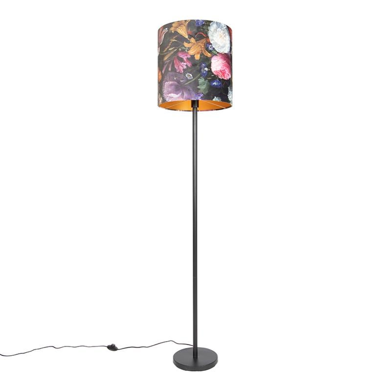 Osasy Lampada da Terra Vintage con Paralumi in Vimini e Piantana in Legno, Ideale per il Salotto, 169 cm