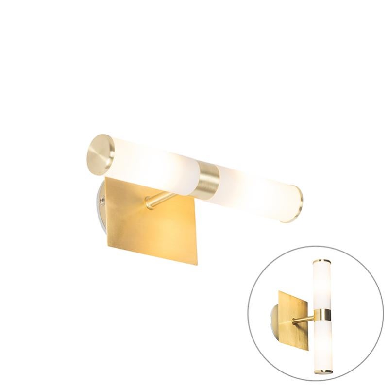 Applique da parete a led moderno curvo cromo per bagno 11w tpl 0147
