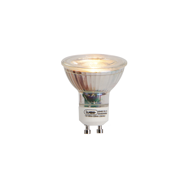 Ampoule LED GU10 1W 80 lm 2200K FLAME | Leroy Merlin