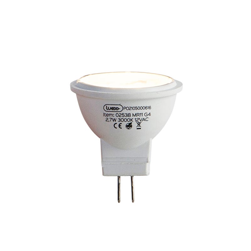3 lampadine LED, GU5.3, faretto, trasparente, luce calda, 4.4W=450LM (equiv  50 W), 100° , LEXMAN