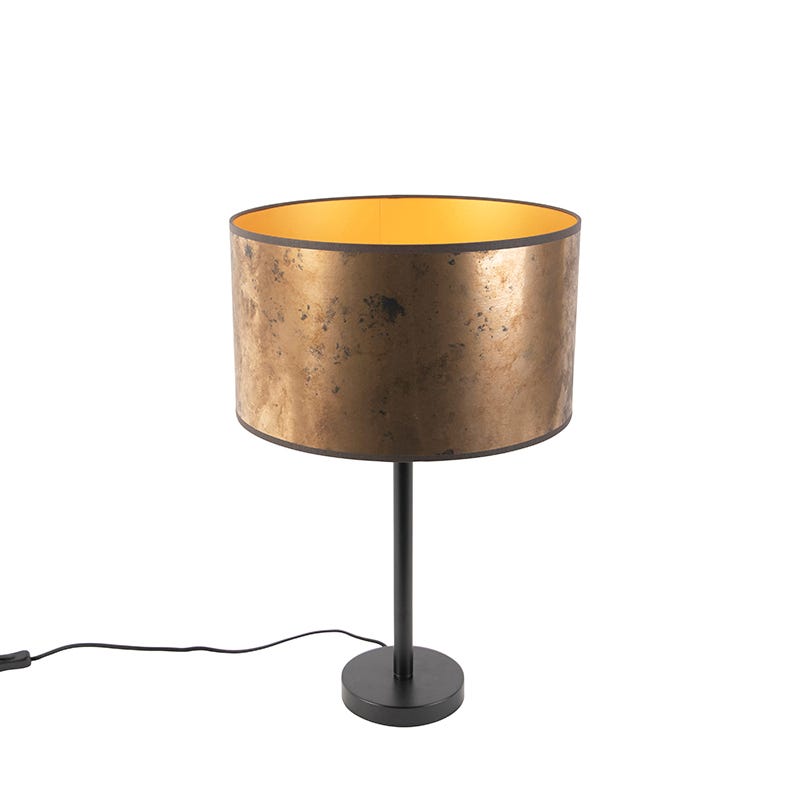 La lumière de la décoration de table en métal avec fil de cuivre