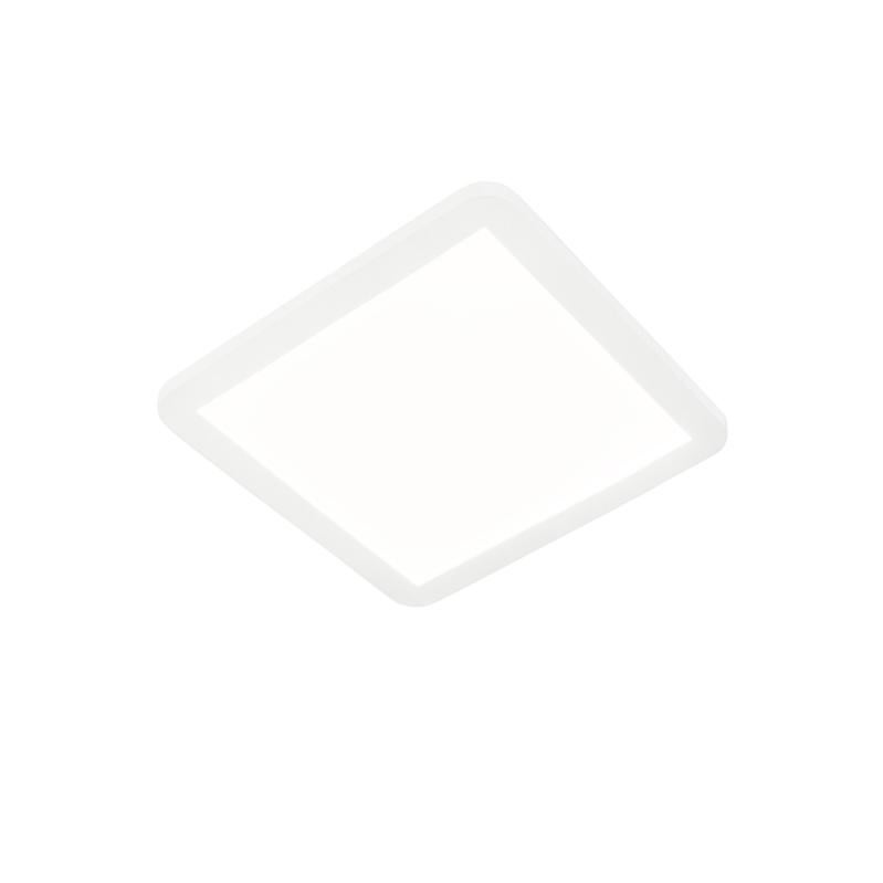 KART PLAFONIERA QUADRATA BIANCA LED 50W LUCE 3000K DESIGN MODERNO CM 62
