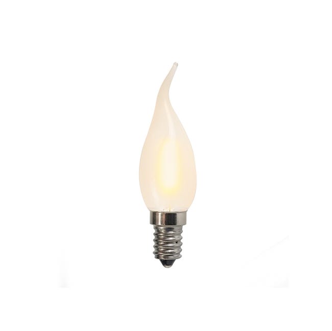 Leesbaarheid sap Gepensioneerde Lampe bougie LED dépolie E14 BXS35 1W 100 lumen 2200K | Leroy Merlin
