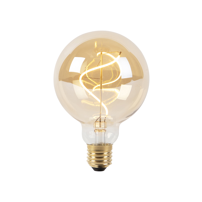Ampoule à incandescence LED spirale dimmable E27 G95 goldline 270lm