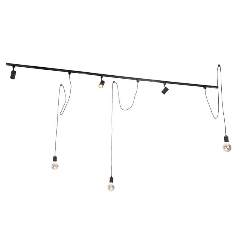 MRail 230V Schienensystem In Schwarz GU10 Spots Kom Produktbild-Vorschau 8