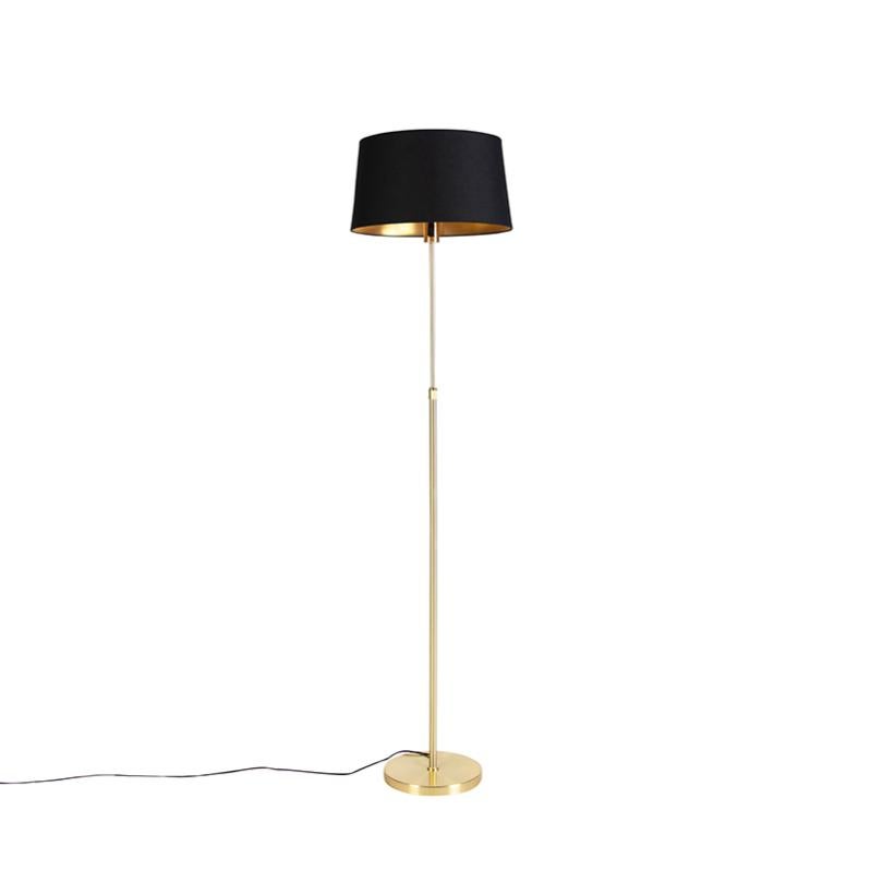 Lampada Da Terra In Piume Di Struzzo Naturali Con Base Oro - 160 Cm - Dimmerabile 3 Colori LED - Regalo Per Camera Da Letto - 4
