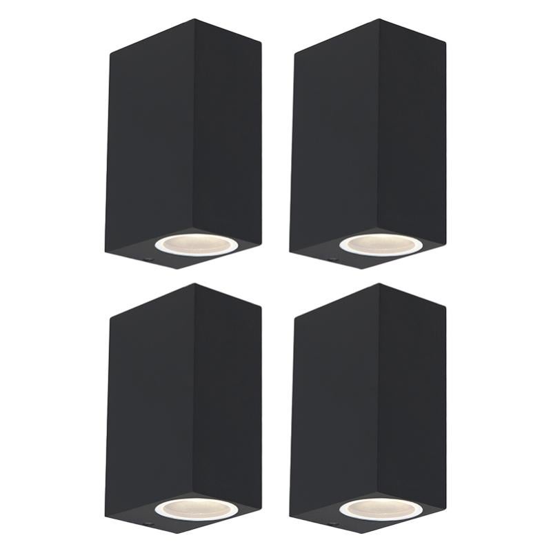 Paulmann Platomo Applique da esterno a LED nere
