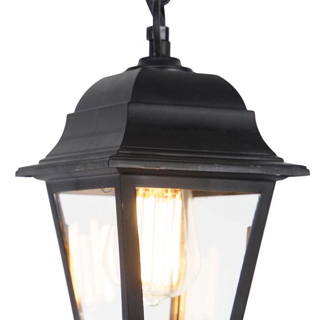 Lampe d'extérieur sur pied moderne noir 90 cm IP54 - Marshall