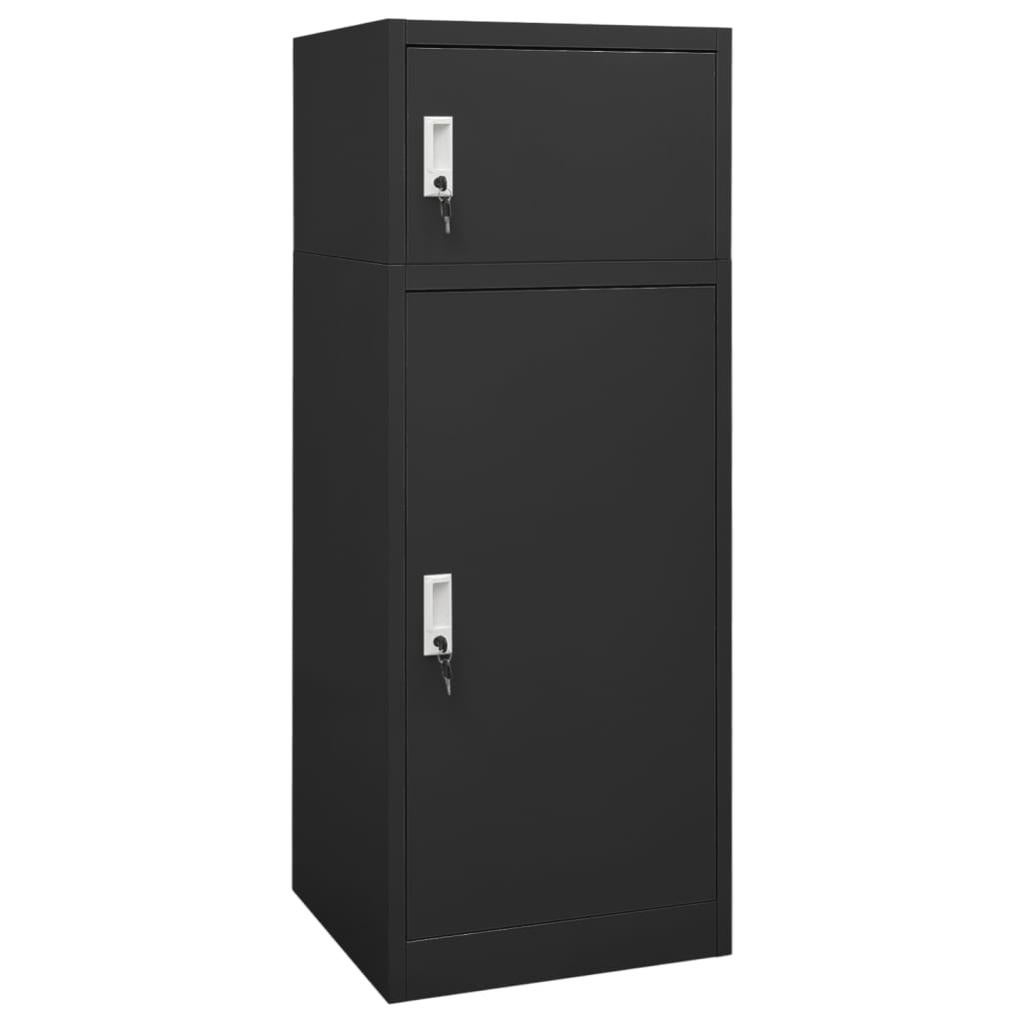Armoire à selles Anthracite 53x53x140 cm Acier vidaXL Leroy Merlin