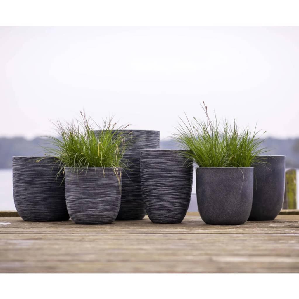 Scheurich Muretto 30 Vaso Da Fiori Quadrato Stony Grey, Realizzato In Plastica Riciclata, Per Esterni - Foto 12
