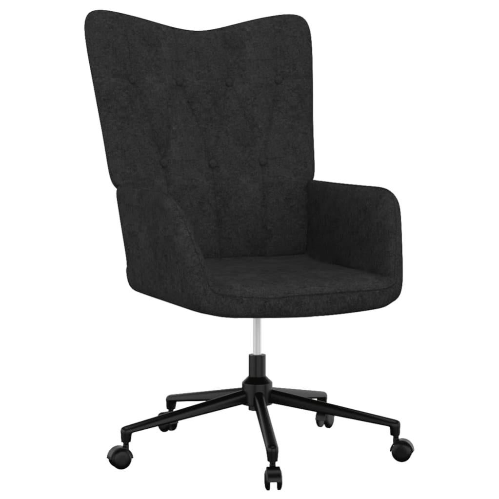 Fauteuil de bureau Noir Tissu Leroy Merlin
