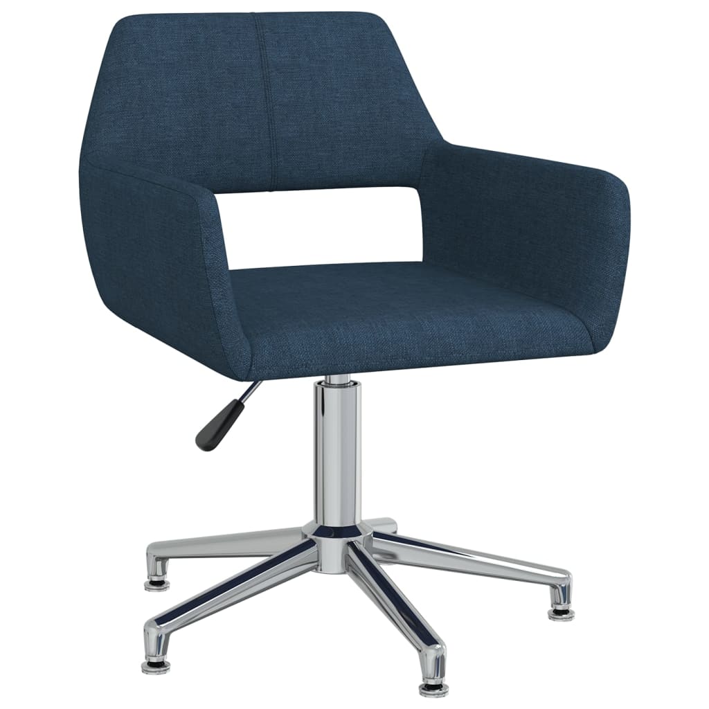 Chaise Pivotante De Bureau Bleu Tissu | Leroy Merlin