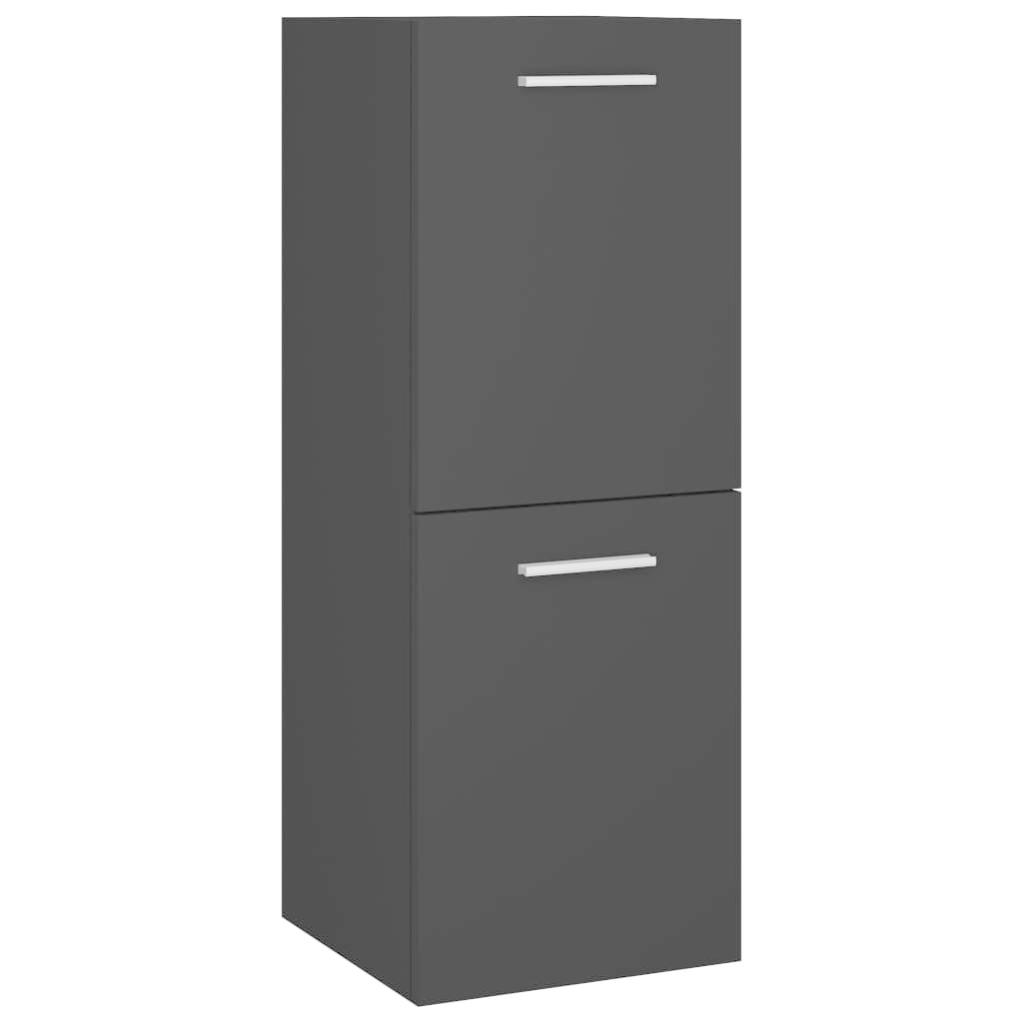 Armoire de salle de bain Noir 30x30x80 cm Leroy Merlin
