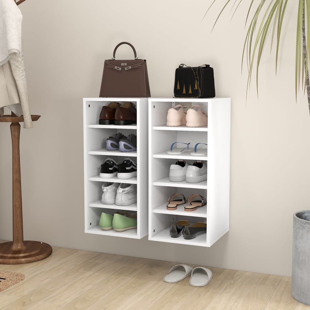 Module armoire à chaussures Stan 200cm - blanc Moderne - Parisot